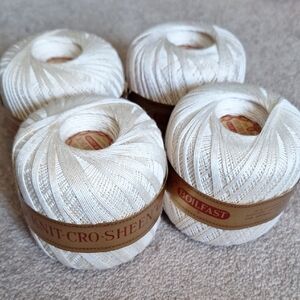 Knit-Cro-Sheen Crochet Thread Set